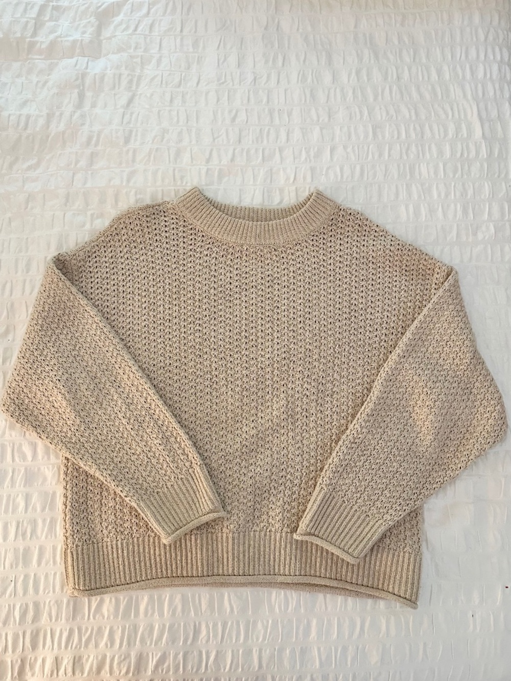 Universal Thread Rolled Hem Pullover Sweater